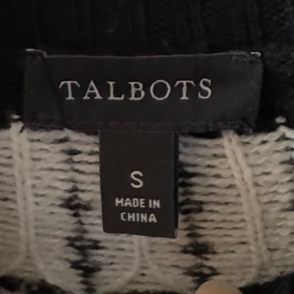 TALBOTS FAIR ISLE MOCKNECK SHIFT DRESS - Picture 5 of 6